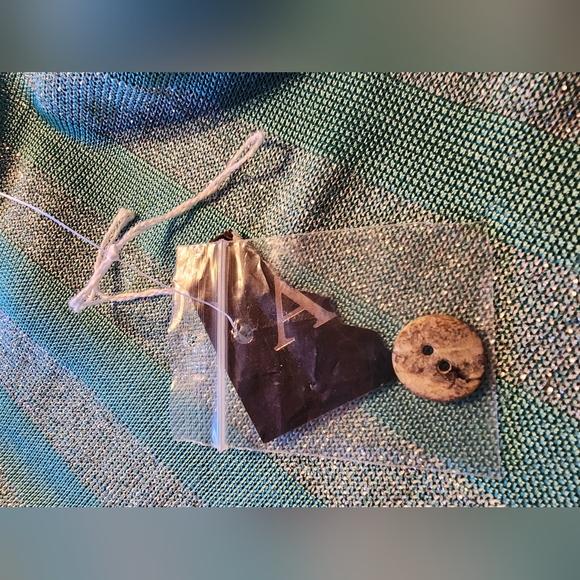 Adolfo Long Sleeve Mint Green/Silver Striped Cardigan Size S NWT - Picture 8 of 9